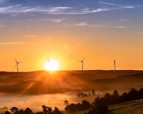 wind turbines